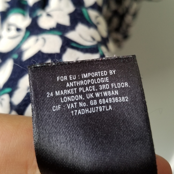 Anthropologie Postmark Floral Print Dolman Sleeve - Picture 7 of 9